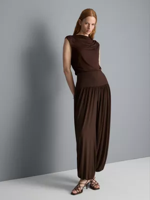 Pantalones de punto harén