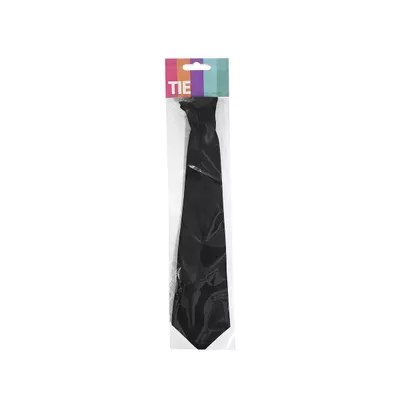 Costume Long Tie Black