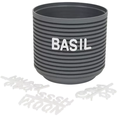 Květináč s písmeny