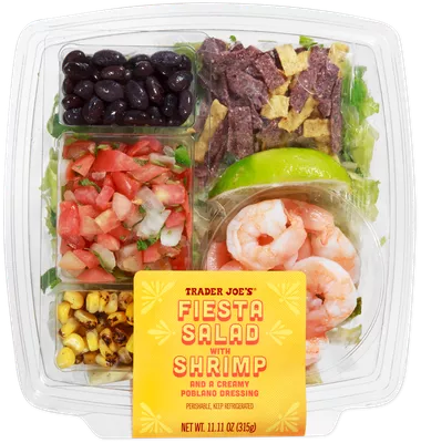 Fiesta Salad with Shrimp