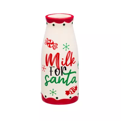 Christmas Milk Jug For Santa