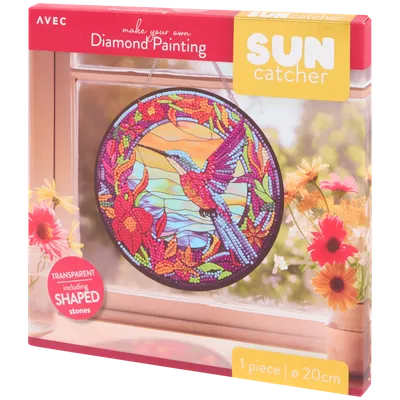 Lapač slunce s diamantovým malováním Avec