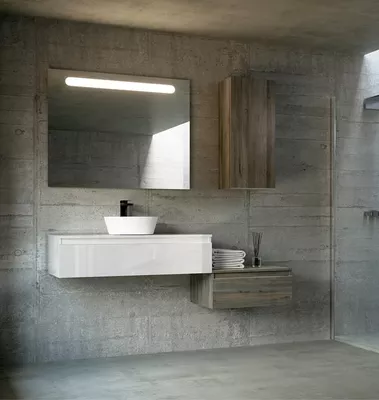 MUEBLE DE BAÑO MODULAR ATLANTIS BLANCO 1 CAJON 60X45CM