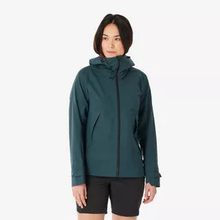 QUECHUA Giacca trekking donna MH500 impermeabile verde