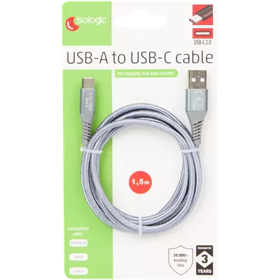 Nabíjecí a datový kabel Sologic USB-C