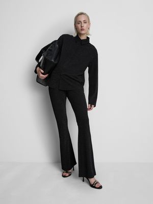 Camisa de punto brillante