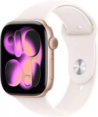 Montre connectée APPLE WATCH 42mm Alu Or Rose Serie 11 S/M Cellular