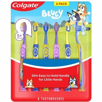 Colgate Bluey Manual Toothbrush 6 Pack