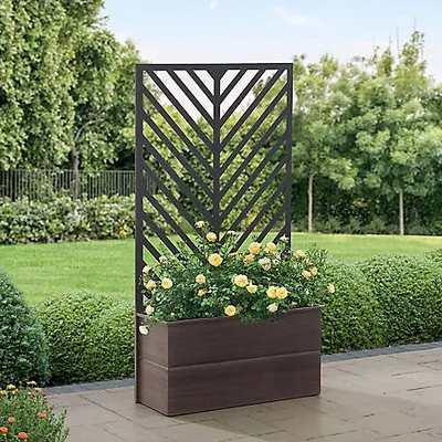 YardCove Steel Marston Planter with Screen