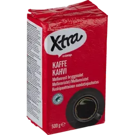 Xtra suodatinkahvi keskipaahtoinen 500 g