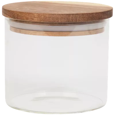 Dóza s dřevěným víkem