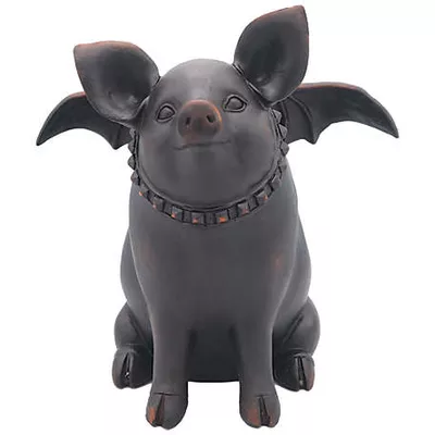 New!  Red Shed 8 in. Flying Pig Decor