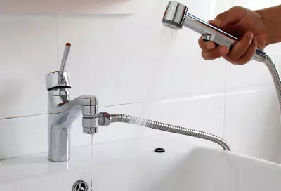 Bluerain, Bidétbruser med slange, krom, 1,5 m