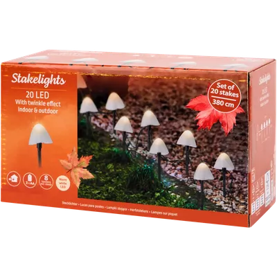 Zahradní ozdoby s houbami