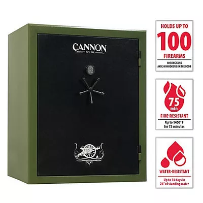 Cannon 80 Gun 75 min. Fire and Water Resistant Safe