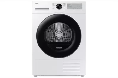 SAMSUNG - Asciugatrice DV90DG52A0AHET 9KG Classe C-Bianco oblò nero display silve