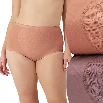 Women's Bali® 2-Pack Firm Control Tummy Panel Firm Control Shaping Brief Panty Set X710