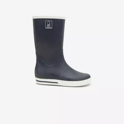 Segelstiefel Gummistiefel Damen/Herren 500 marineblau