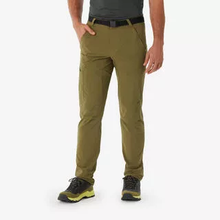 QUECHUA Pantaloni trekking uomo MH500 kaki