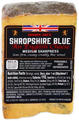 Shropshire Blue English Cheese
