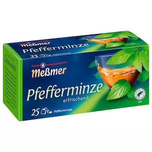 Meßmer Pfefferminze 56g, 25 Beutel