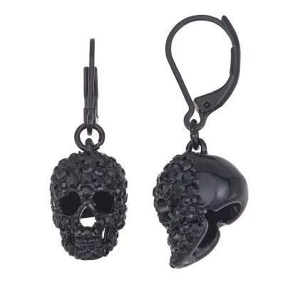 Simply Vera Vera Wang Skull Drop Earrings
