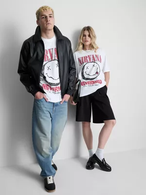Camiseta de Nirvana de manga corta