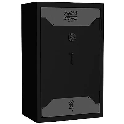New!  Field & Stream 40 Long Gun 33 cu. ft. Electronic Gun Safe, 58 in. x 36 in. x 24 in., Black Diamond
