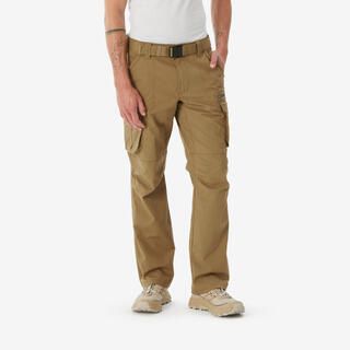 QUECHUA Pantaloni montagna uomo NH100 marroni