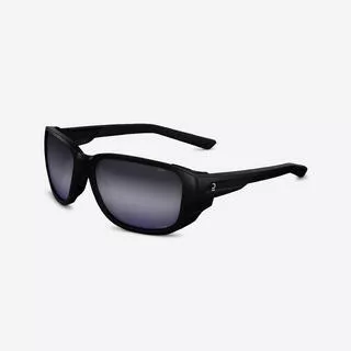 Occhiali trekking adulto MH570 POLARIZZATI categoria 4 neri