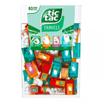 Ferrero Tic Tac Megabox mit 60 Mini-Packungen 228 g - Inhalt: 2 Flaschen