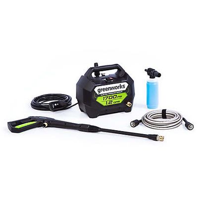 New!  Greenworks 1700 PSI Electric Pressure Washer