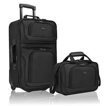 US Traveler RIO Expandable 2 pc Softside Wheeled Luggage Set
