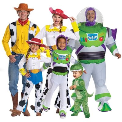 Disney Toy Story Buzz Lightyear Inflatable Halloween Family Matching Costume for Adults, Adult One Size, by Disguise