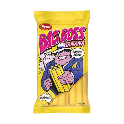 Fyna Big Boss Banana Sticks 125g
