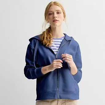 Women's Sonoma Goods For Life® Fleece Zip-Up Hoodie