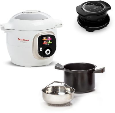 Moulinex - Cookeo Yy5584fb Cookeo+ Blanc - 6l- 180 Recettes + Extra Crisp