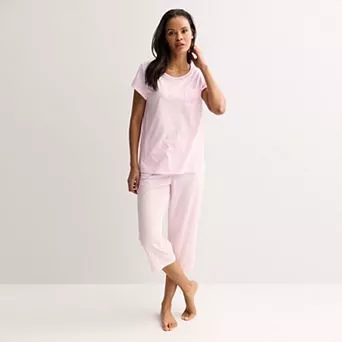 Women's Croft & Barrow® Capri Pajama Set