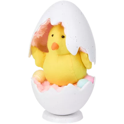 Velikonoční vajíčko s kuřátkem