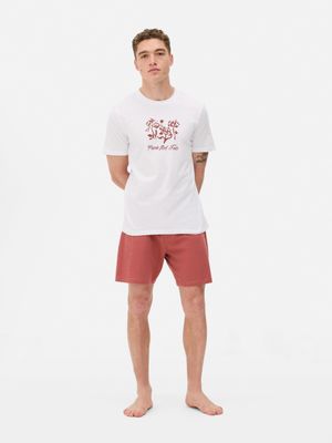 Pijama con estampado de «Paris Art Fair»