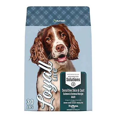 Nutrena Loyall Life Adult Sensitive Skin and Coat Salmon and Oatmeal Recipe Dry Dog Food, 30 lb. Bag