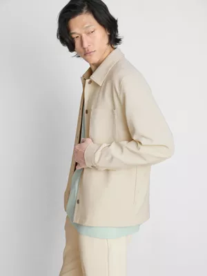 Chaqueta con cuello de piqué de The Edit