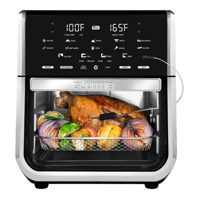 Gourmia All-in-One 14-Quart Air Fryer, Oven, Rotisserie, Dehydrator with 28 Cooking Presets, New