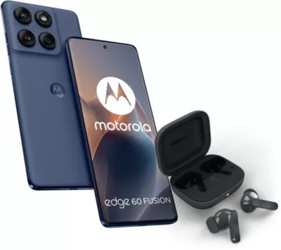 Smartphone MOTOROLA Pack Edge 60 Fusion 256Go + Buds 25 Noir