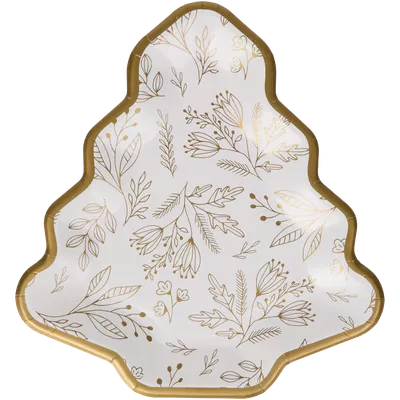 Papírové vánoční talířky