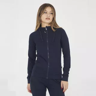 LEGEA Felpa sportiva con zip DAIR blu