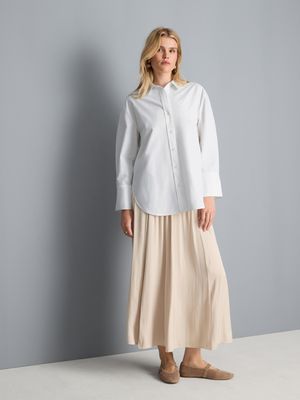 Camisa de popelina de algodón puro