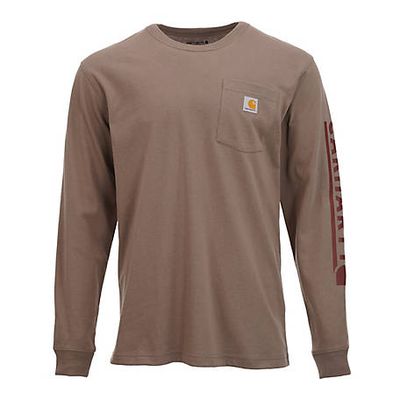 Carhartt Men s TSC Exclusive Loose Fit Heavyweight Long-Sleeve Logo Graphic T-Shirt