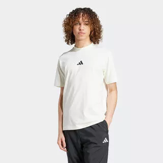 ADIDAS T-shirt bianca ADIDAS uomo regular fit cotone