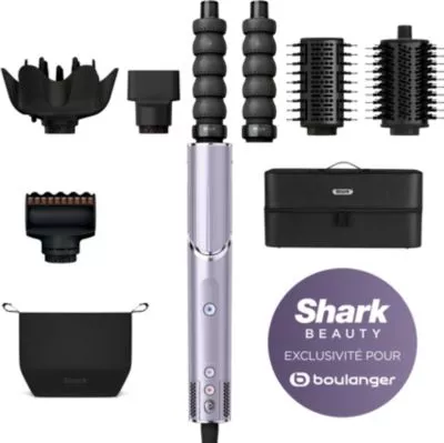 Fer multistyle SHARK Flexstyle HD466PLEU Lilas + embout anti-frisottis/pochette voyage